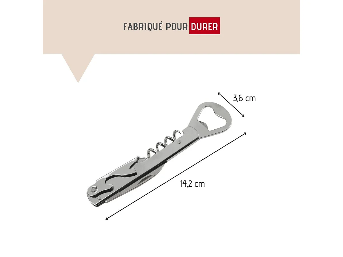 Tire-bouchon limonadier en acier FM Professional Boissons