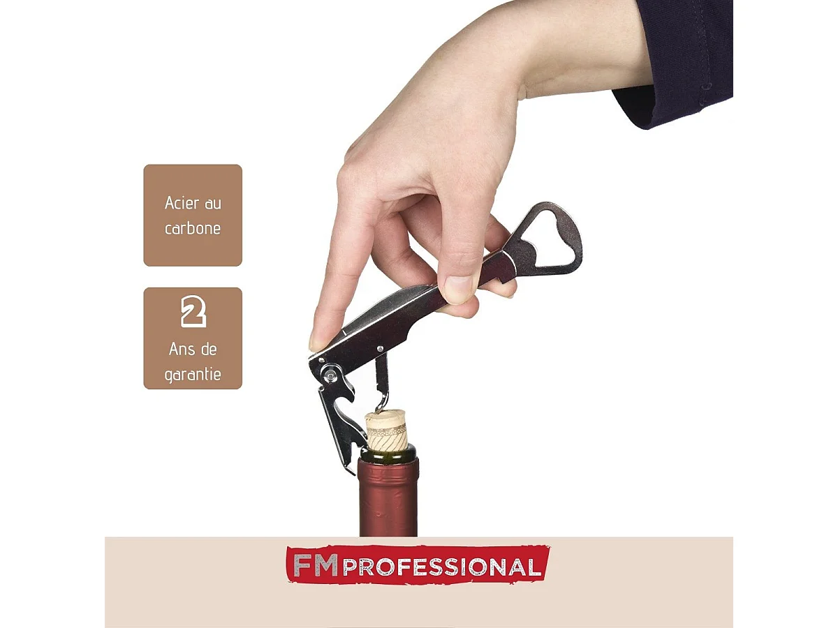 Tire-bouchon limonadier en acier FM Professional Boissons