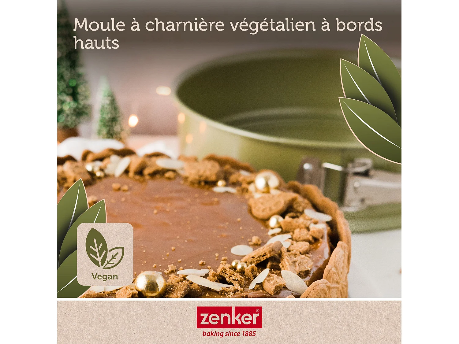 Moule à manqué à charnière 26 cm Zenker Green Vision