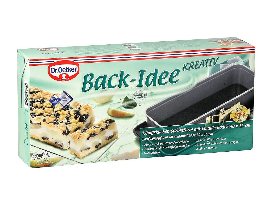 Moule à cake à charnière 30 cm Dr.Oetker Back-Idee Kreativ