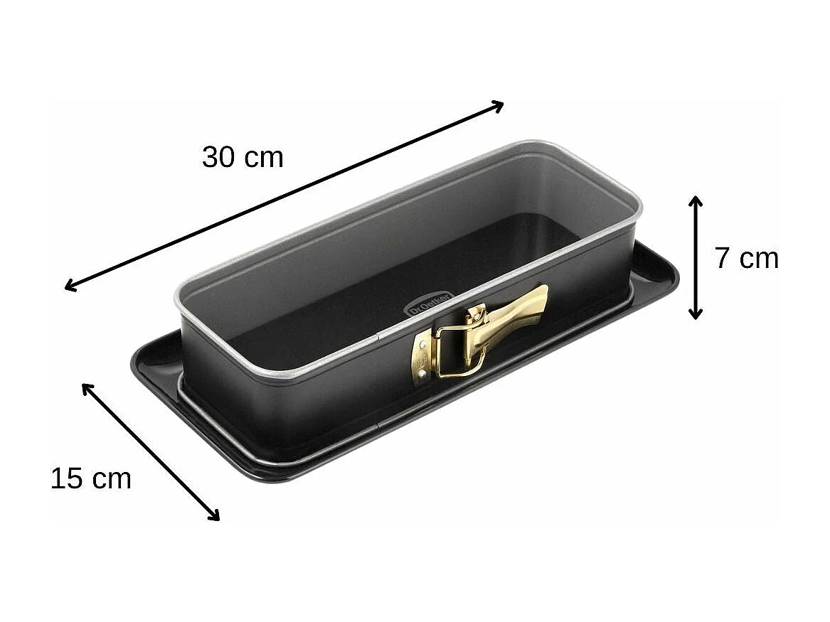 Moule à cake à charnière 30 cm Dr.Oetker Back-Idee Kreativ
