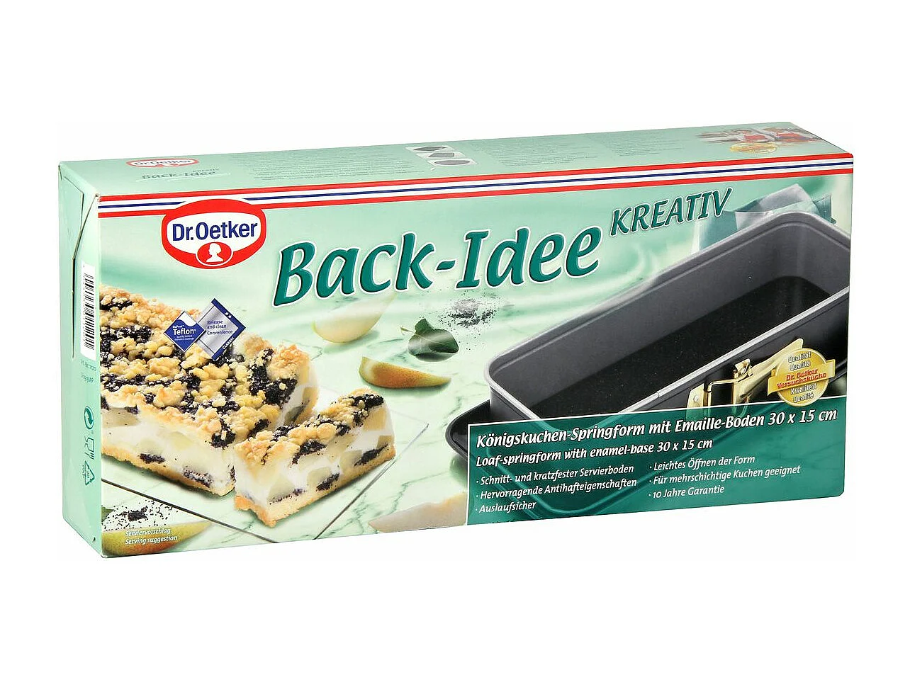 Moule à cake à charnière 30 cm Dr.Oetker Back-Idee Kreativ