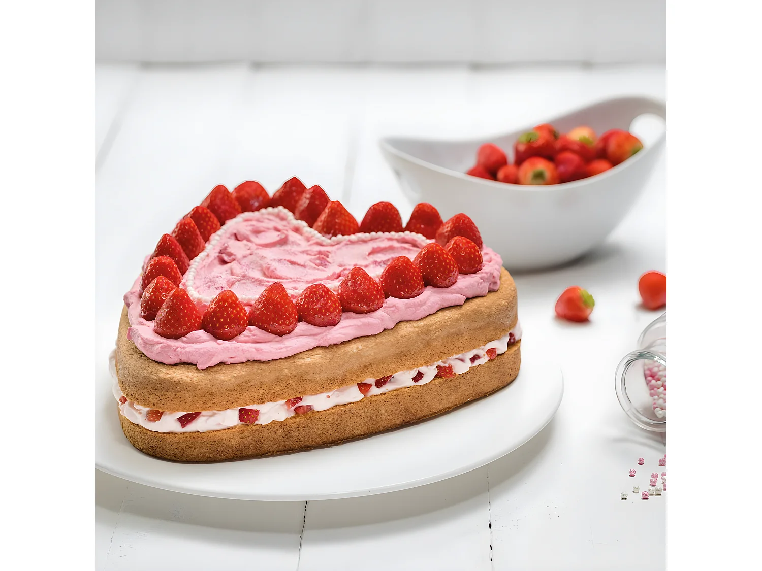 Moule coeur à charnière 25 x 25 cm Dr. Oetker Back-Freude