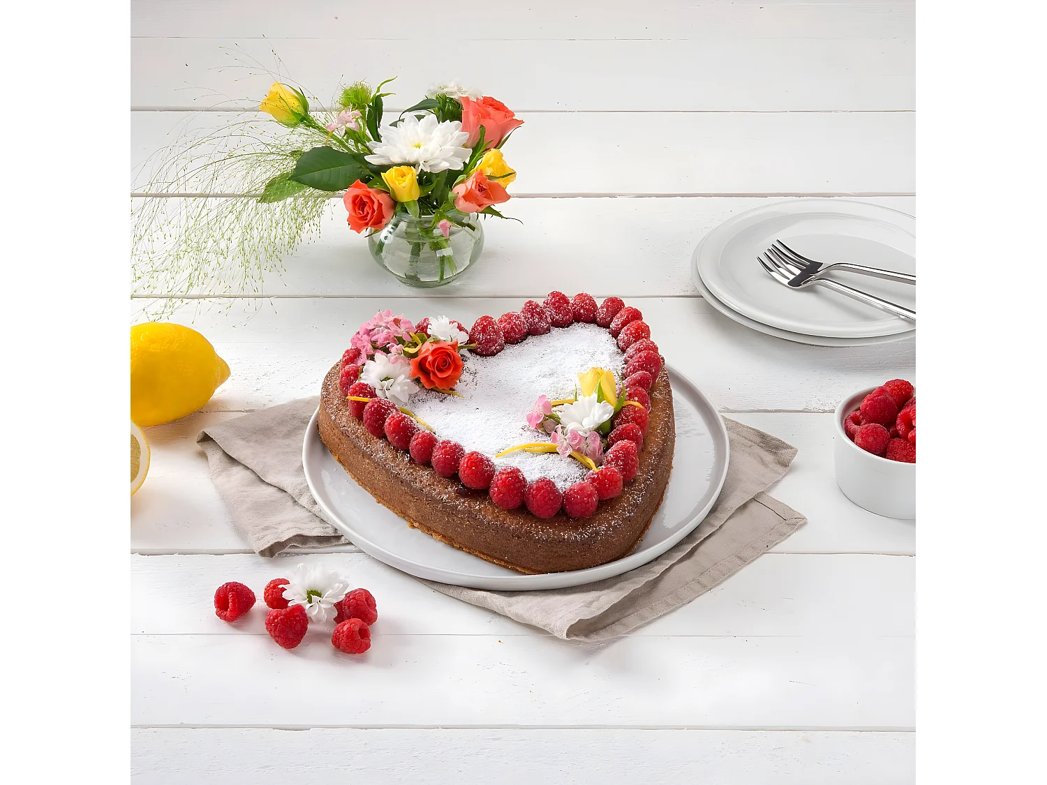 Moule coeur à charnière 25 x 25 cm Dr. Oetker Back-Freude