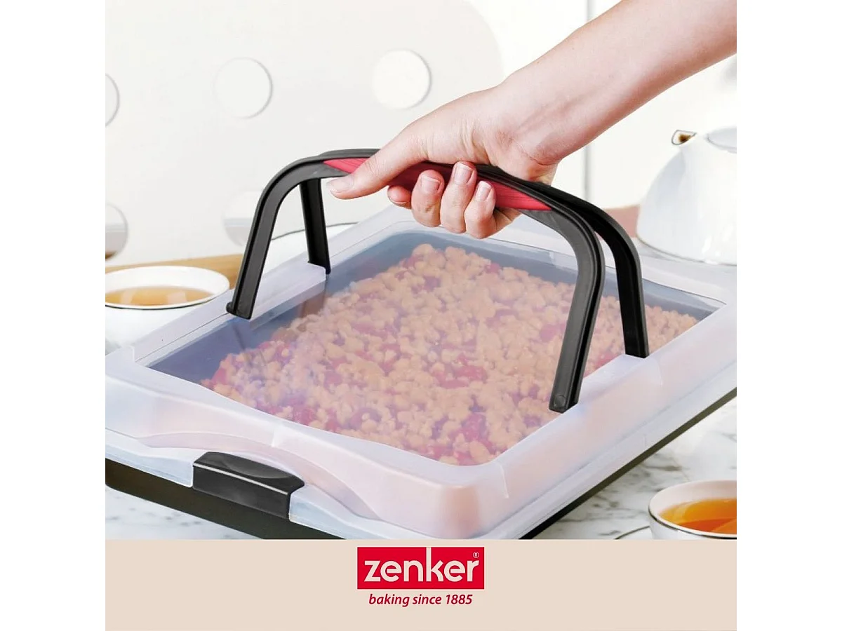 Plaque de cuisson 42 x 29 cm avec couvercle Zenker Special To Go