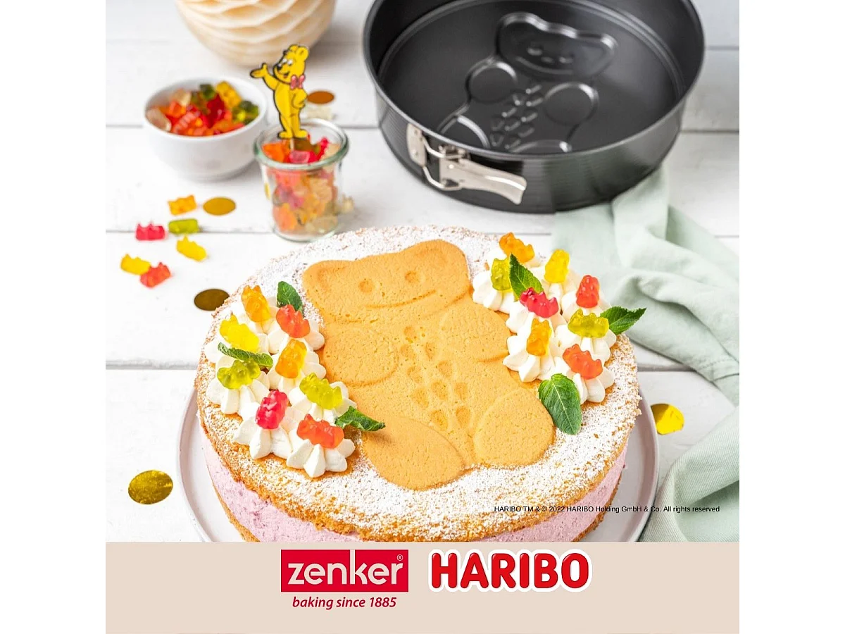 Moule à manqué à charnière 26 cm Zenker Haribo