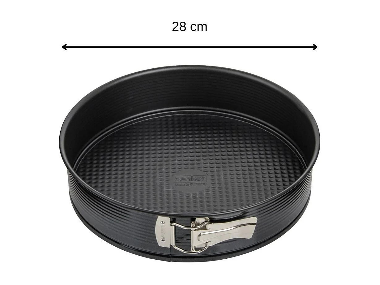 Moule à manqué à charnière 28 cm Zenker Black Metallic