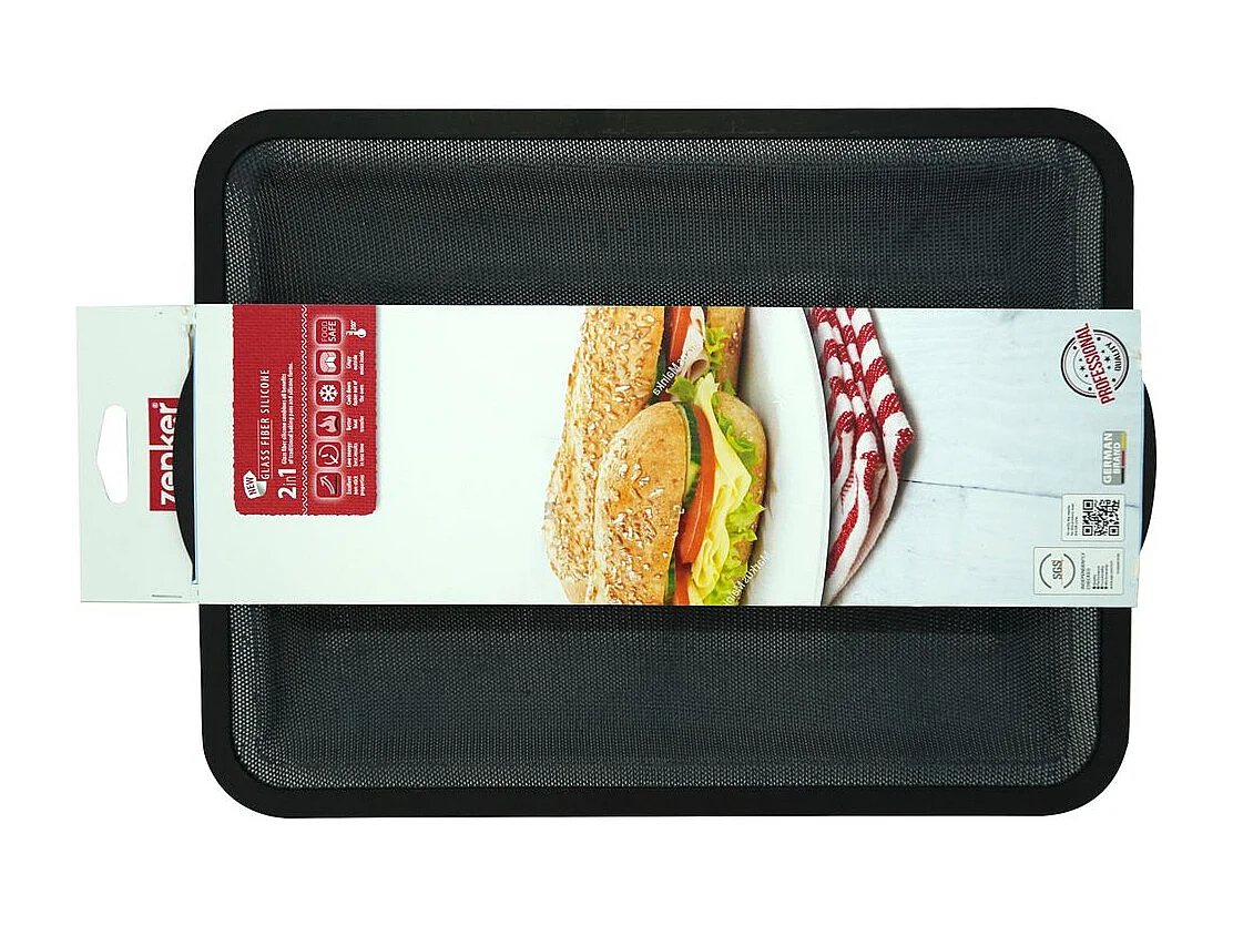 Moule à baguettes de pain 36 x 26 cm Zenker Silicone fibre de verre