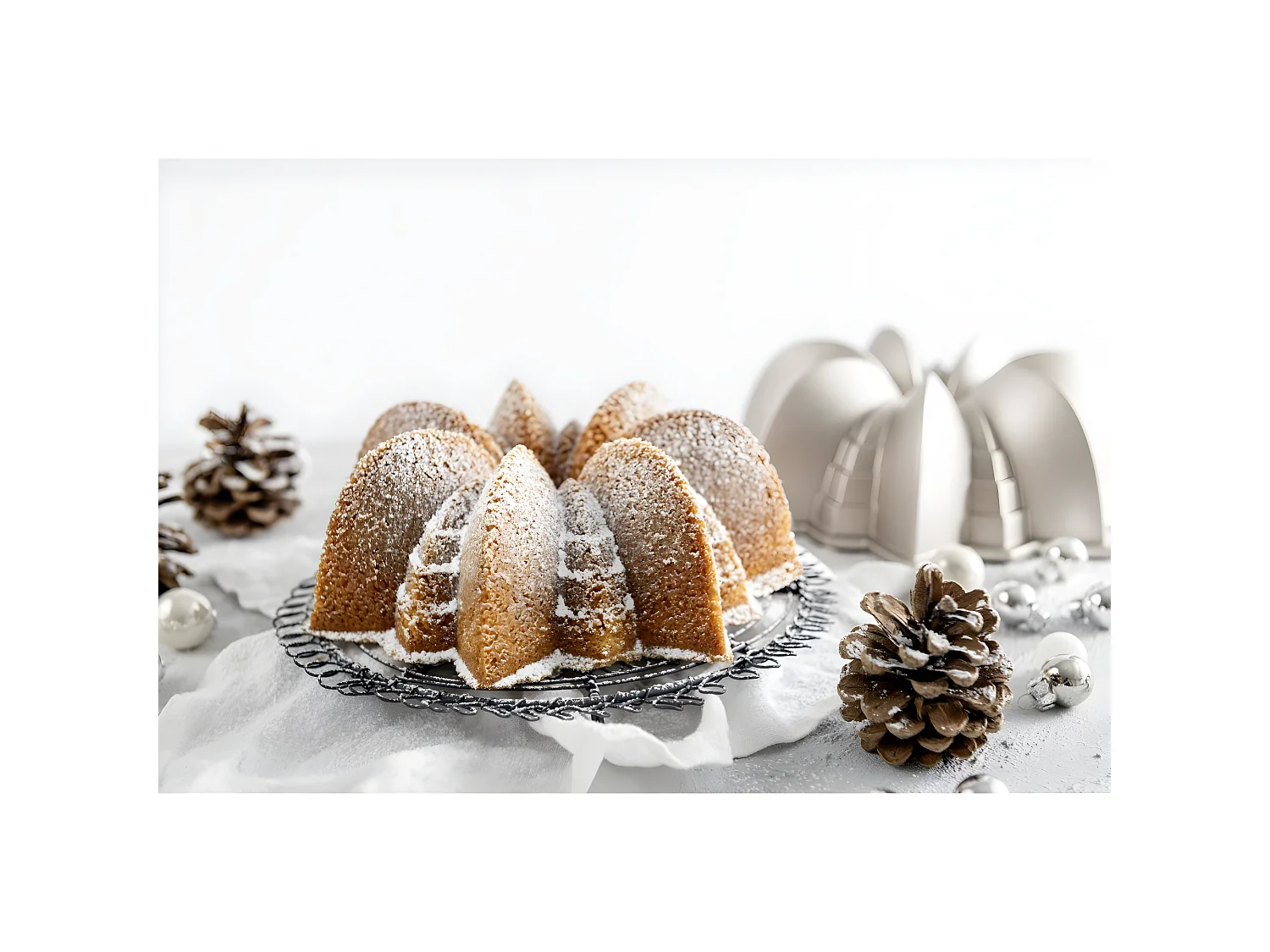 Moule à gâteaux original en forme d'étoile Dr.Oetker White Christmas