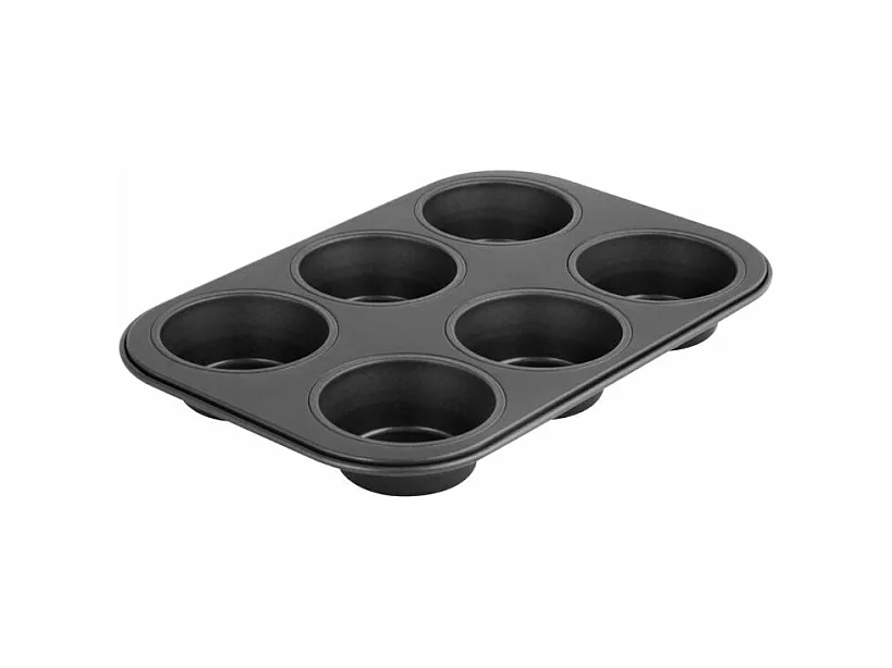 Moule à muffins 6 empreintes 28 x 19 cm Zenker Black Metallic