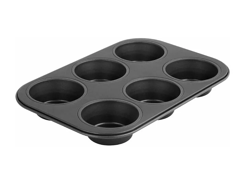 Moule à muffins 6 empreintes 28 x 19 cm Zenker Black Metallic