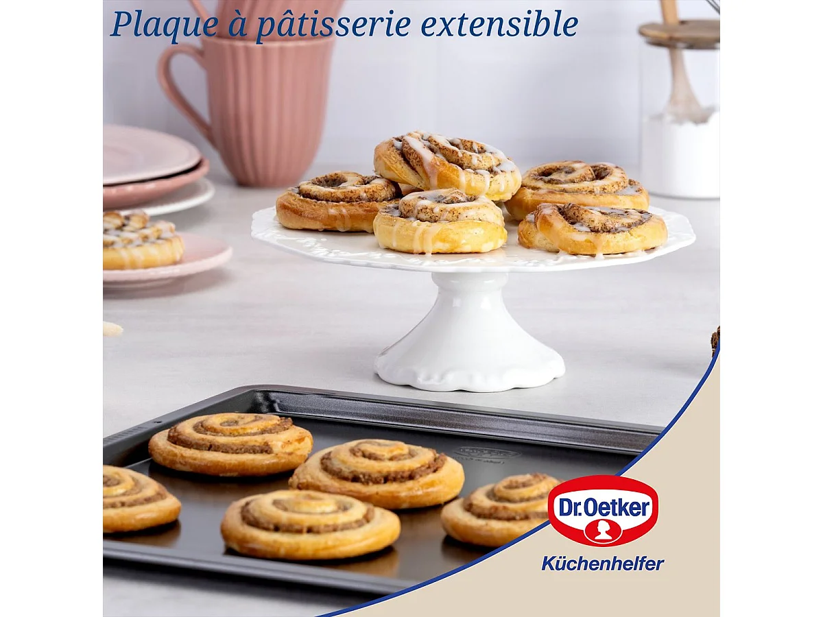 Plaque four extensible 36 à 52 x 33 cm Dr Oetker Tradition