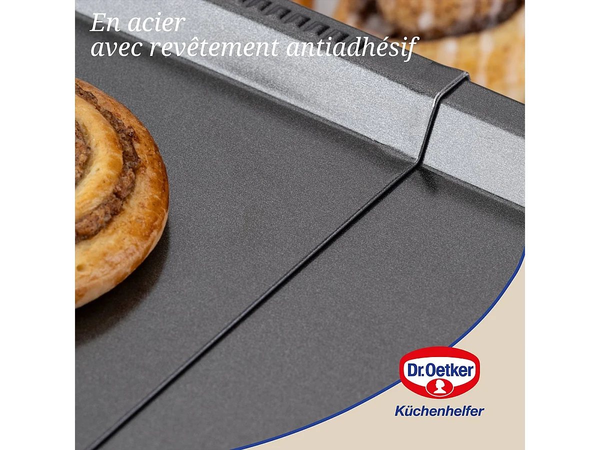 Plaque four extensible 36 à 52 x 33 cm Dr Oetker Tradition