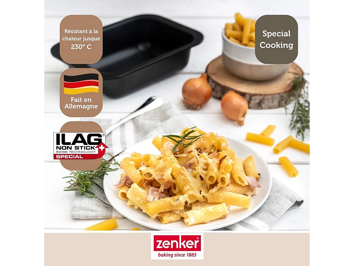 Plat à four 24 x 17,5 cm Zenker Spécial Cooking