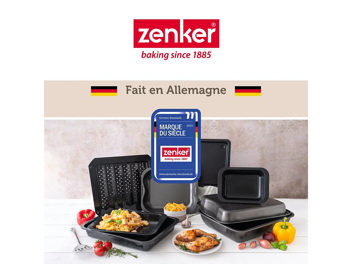 Plat à four 24 x 17,5 cm Zenker Spécial Cooking