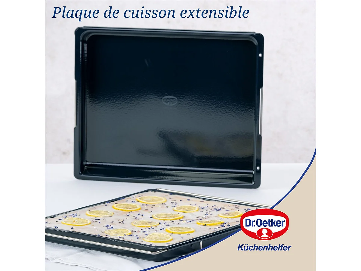 Plaque four extensible 41-53 x 33 cm Dr Oetker Back Liebe