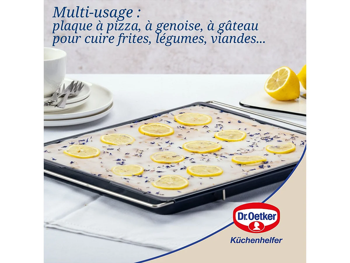 Plaque four extensible 41-53 x 33 cm Dr Oetker Back Liebe