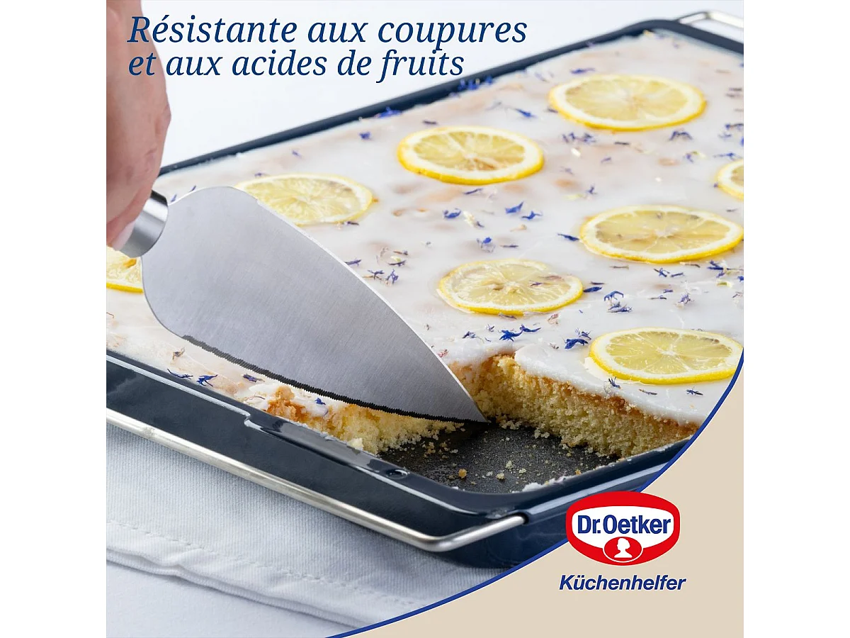 Plaque four extensible 41-53 x 33 cm Dr Oetker Back Liebe