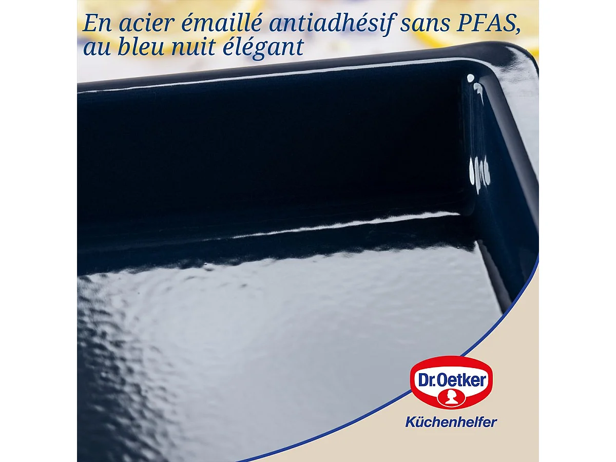 Plaque four extensible 41-53 x 33 cm Dr Oetker Back Liebe