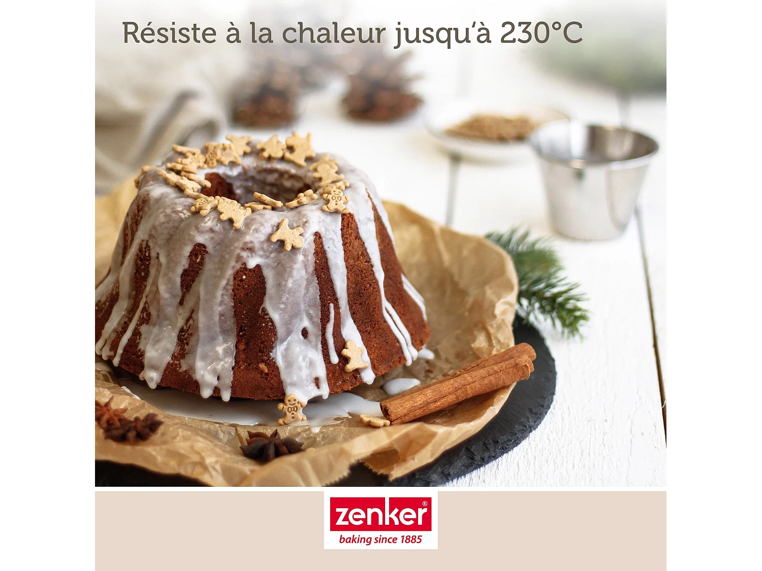 Moule à kouglof 22 cm Zenker Black Metallic