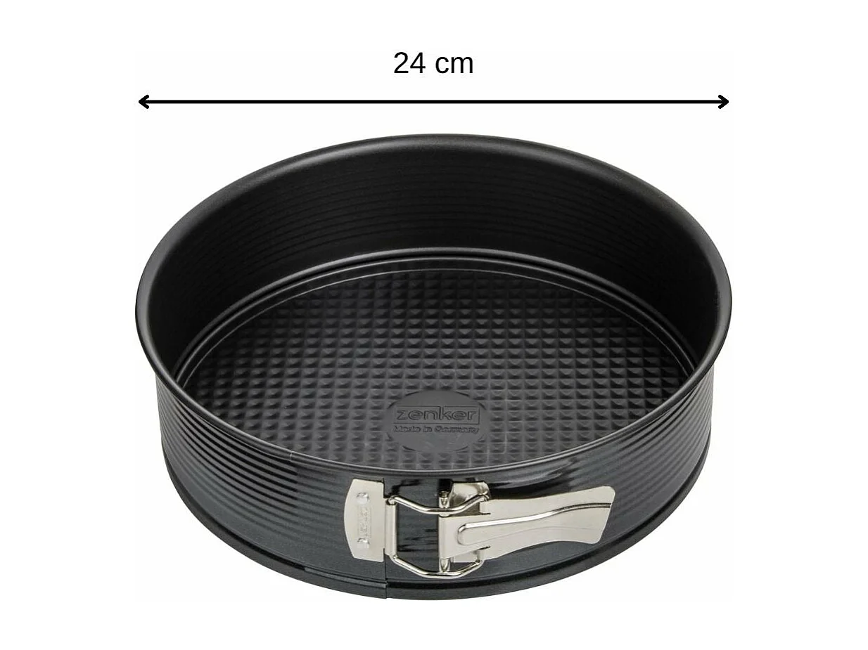 Moule à manqué à charnière 24 cm Zenker Black Metallic