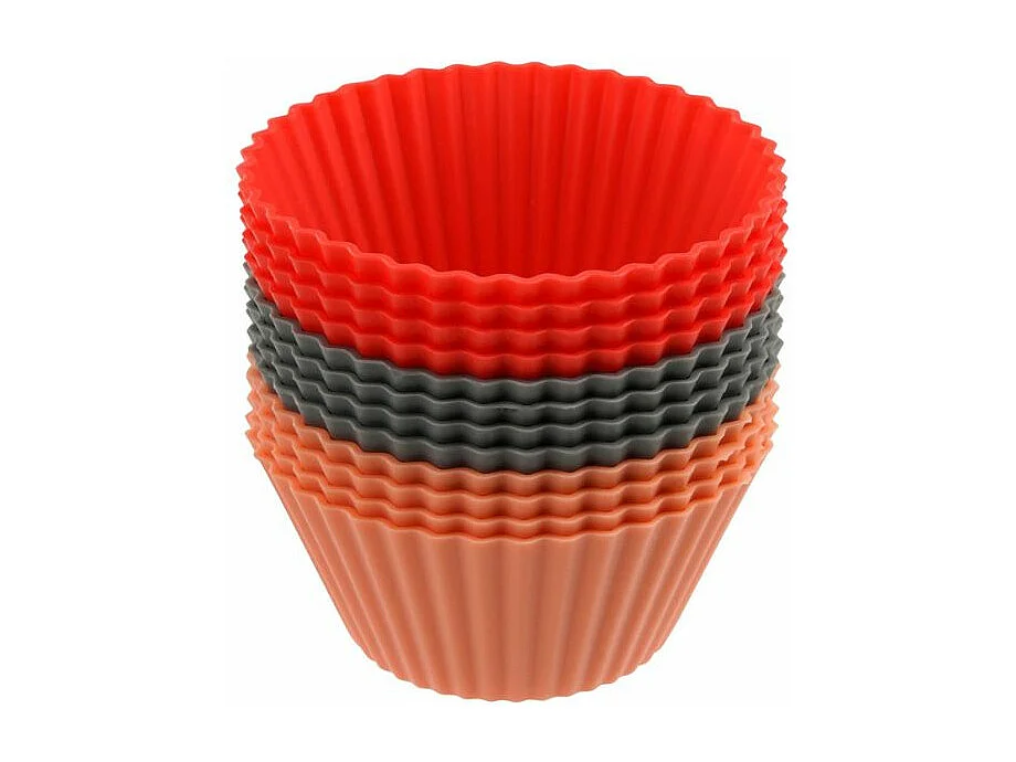 Lot de 12 caissettes muffins en silicone 7 cm Dr. Oetker Flexxibel Love