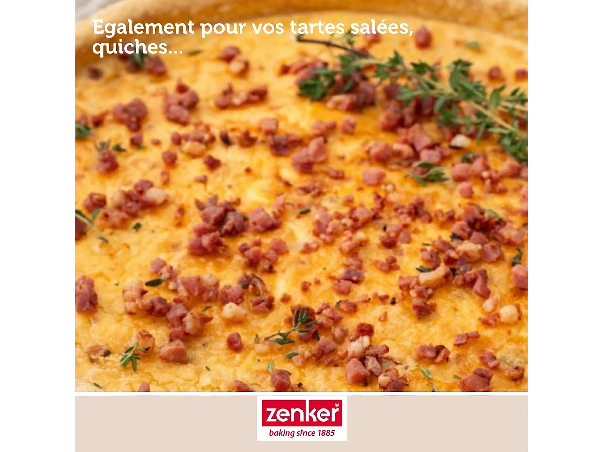 Moule à tarte renversée 30 cm Zenker Black Metallic