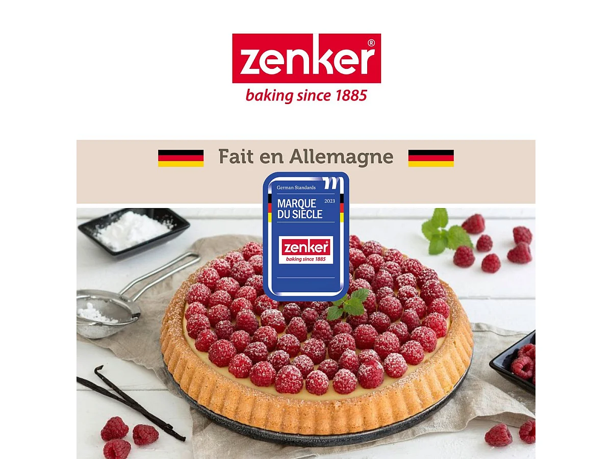 Moule à tarte renversée 30 cm Zenker Black Metallic