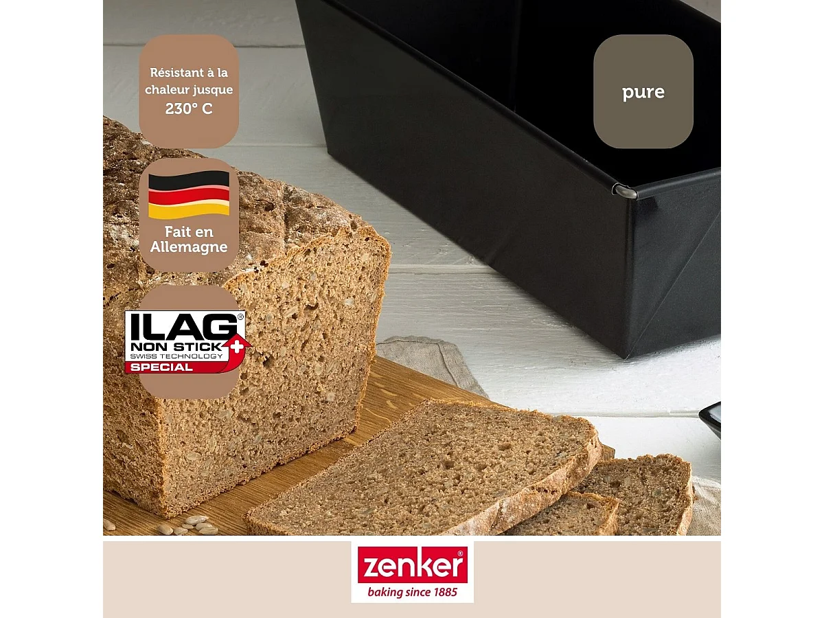 Moule à cake 25 cm Zenker Pure