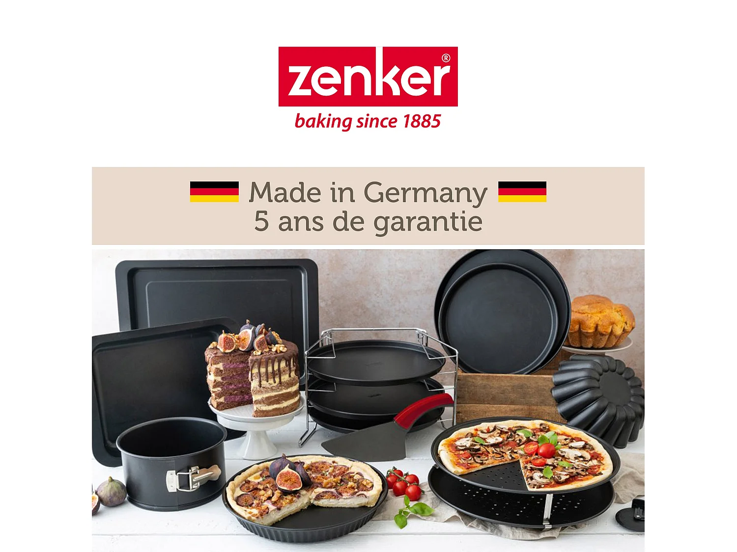 Moule à panettone à charnière 18 cm Zenker Spécial Countries