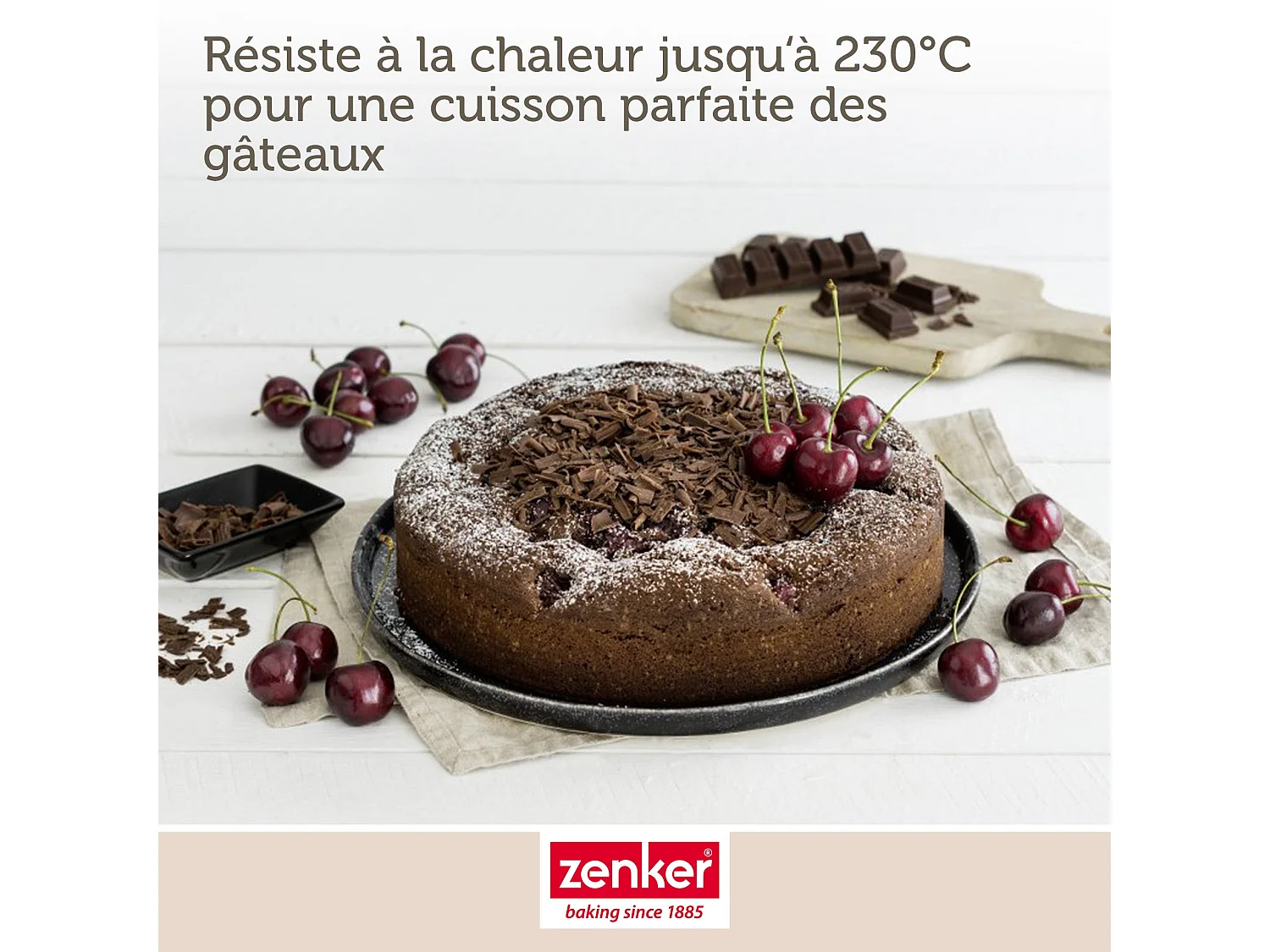 Moule à manqué à charnière 20 cm Zenker Black Metallic