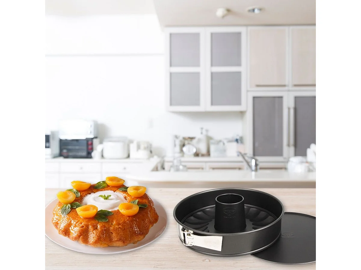Moule à manqué et à savarin double fond 26 cm Dr.Oetker Tradition