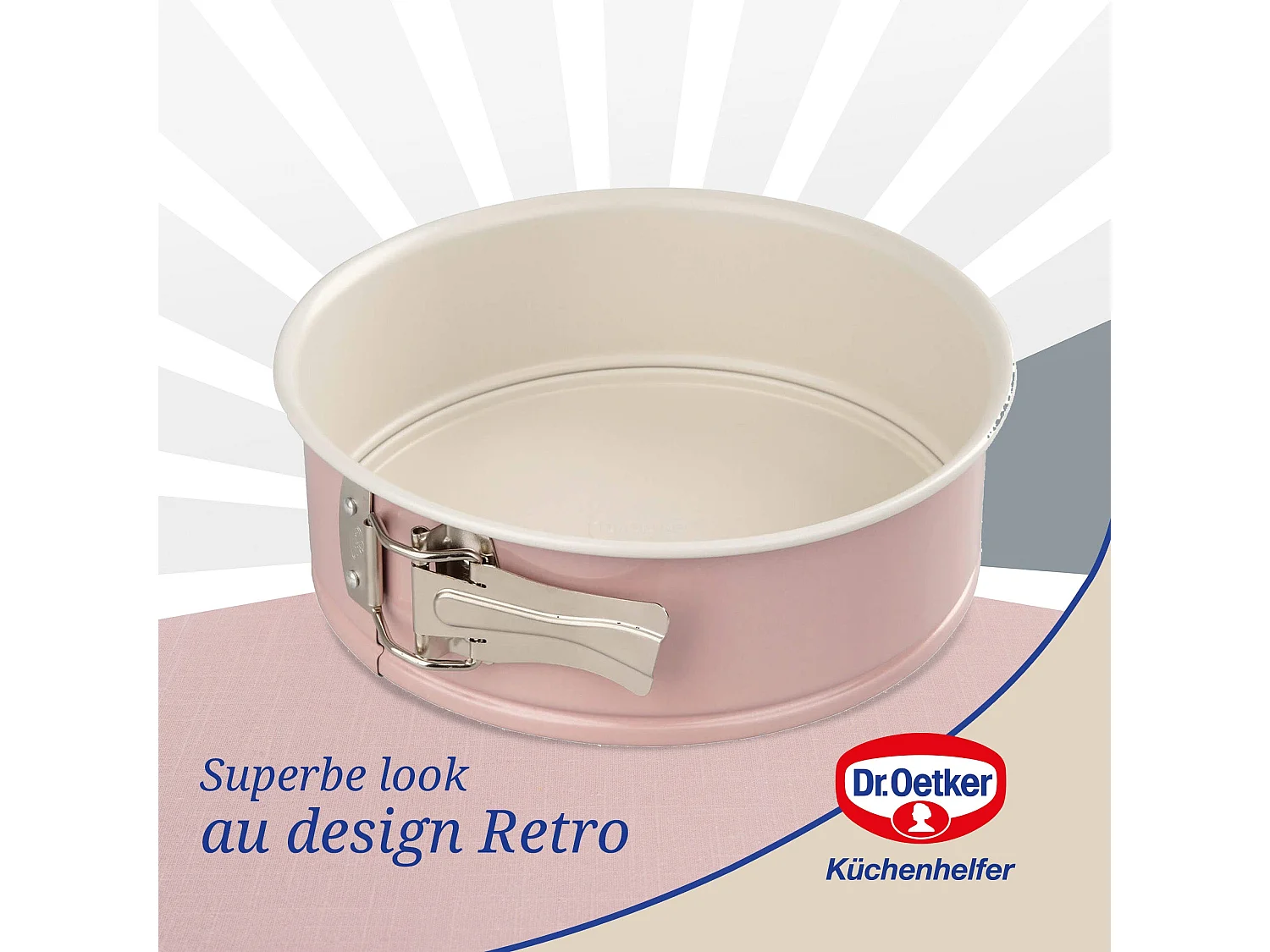 Moule à manqué à charnière 20 cm Dr. Oetker Rétro