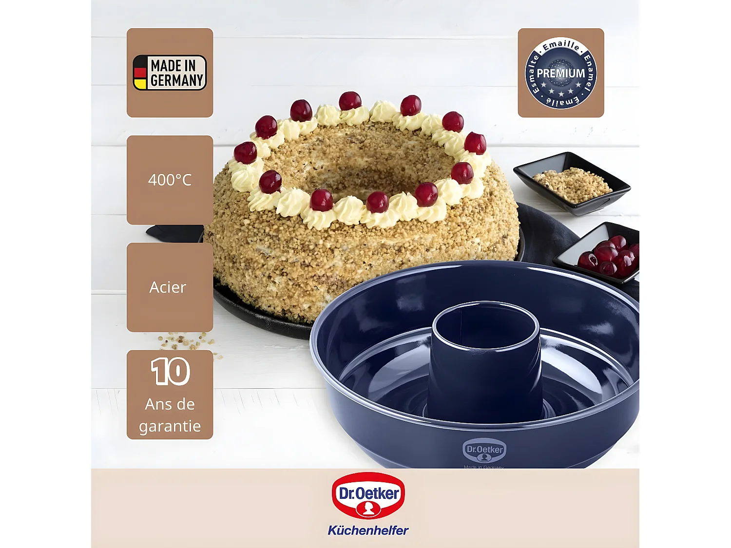 Moule à savarin 26 cm Dr. Oetker Back Liebe