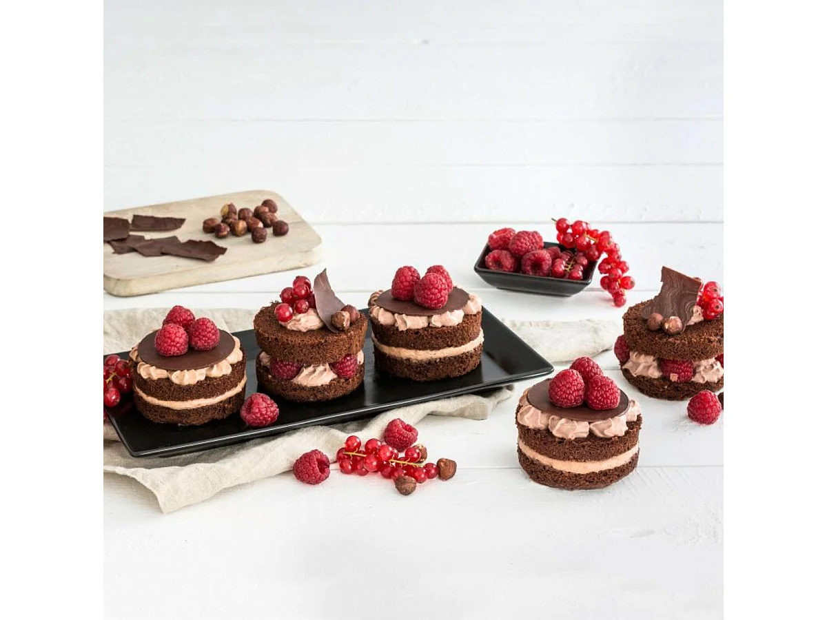 Plaque à pâtisserie mini gâteaux et spatule à glacer Zenker Black Metallic