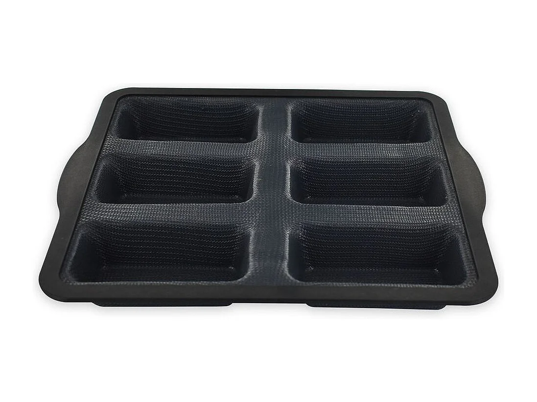 Moule 6 financiers 26 x 22 cm Zenker Silicone fibre de verre