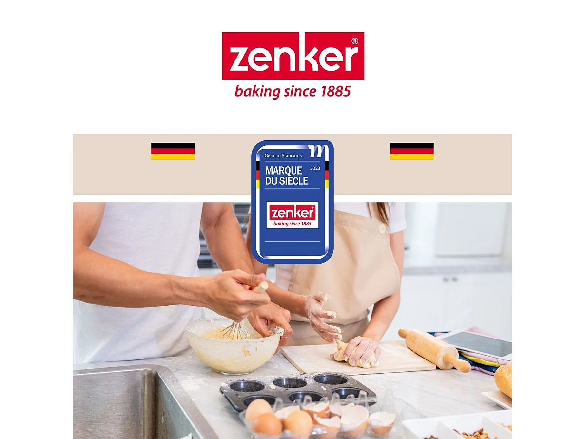 Moule 6 financiers 26 x 22 cm Zenker Silicone fibre de verre