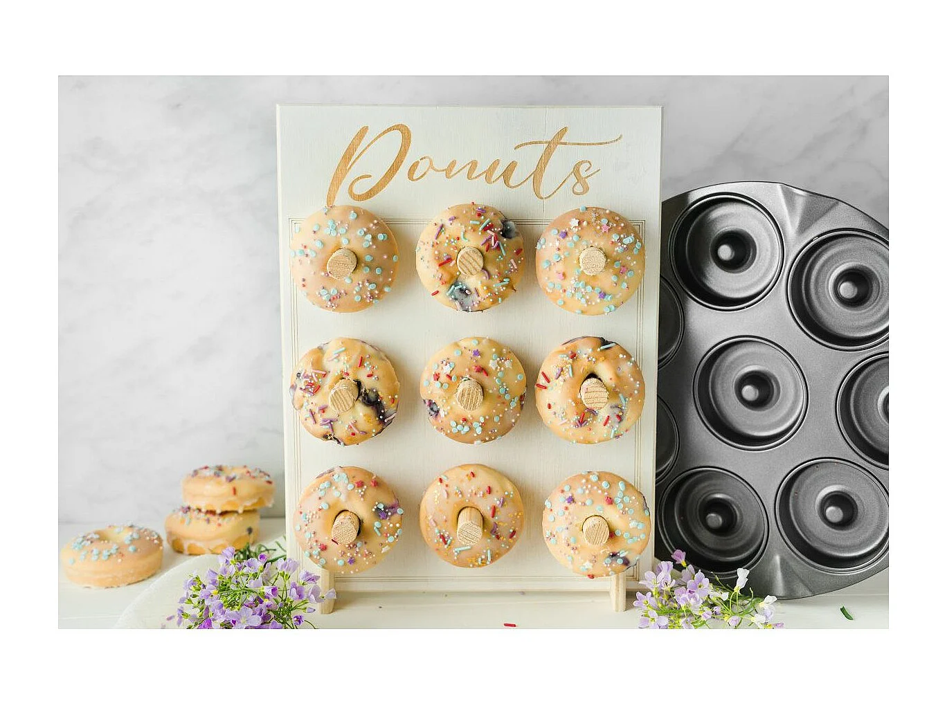 Moule pour 8 beignets au four 33 Zenker Black Metallic