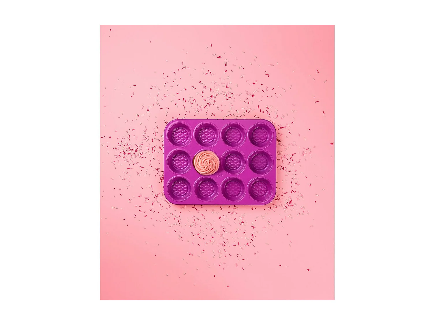 Ensemble de 4 moules fuchsia de 23 à 38 cm Tasty Pâtisserie