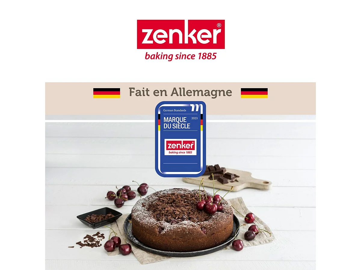 Moule à manqué à charnière 26 cm Zenker Black Metallic