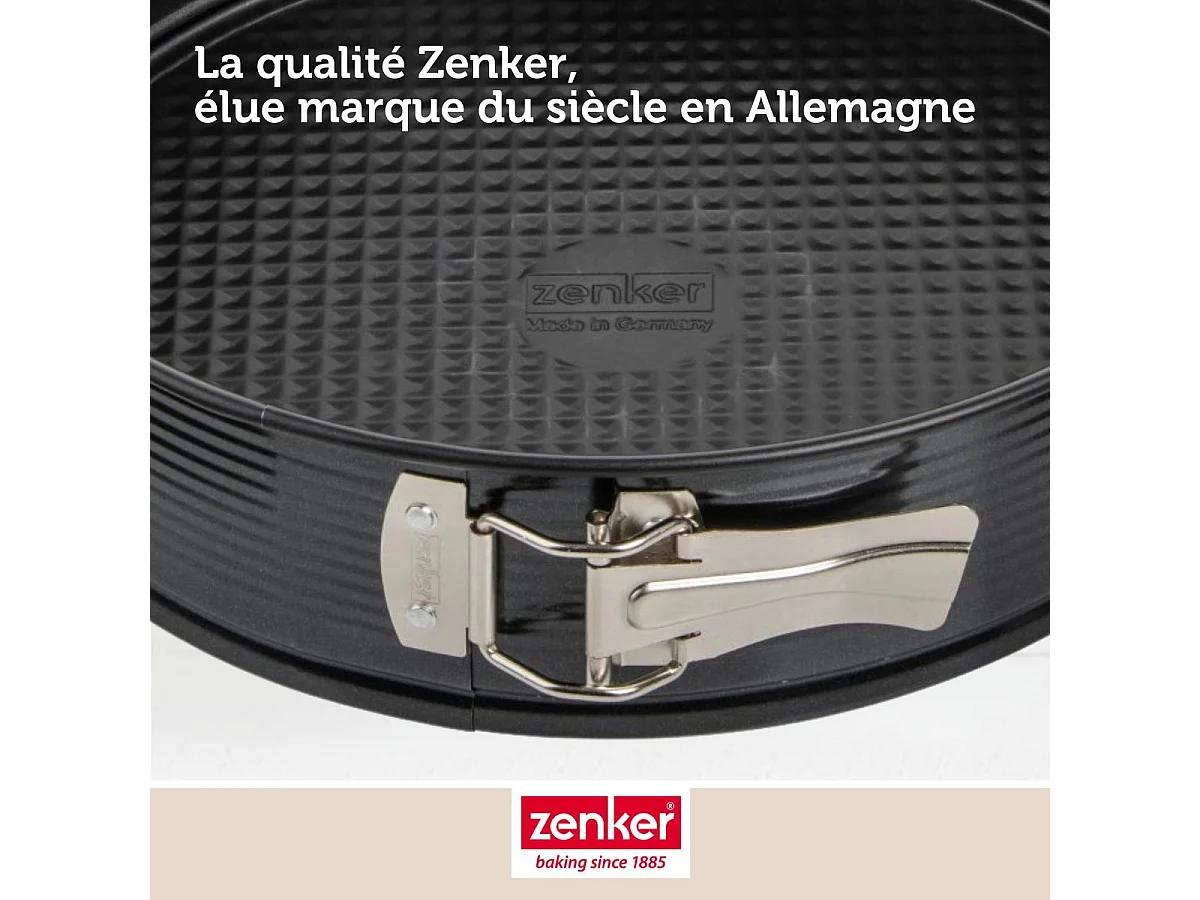 Moule à manqué à charnière 26 cm Zenker Black Metallic