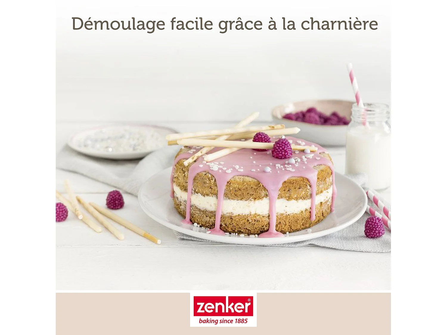 Moule à manqué à charnière 18 cm Zenker Spécial Mini