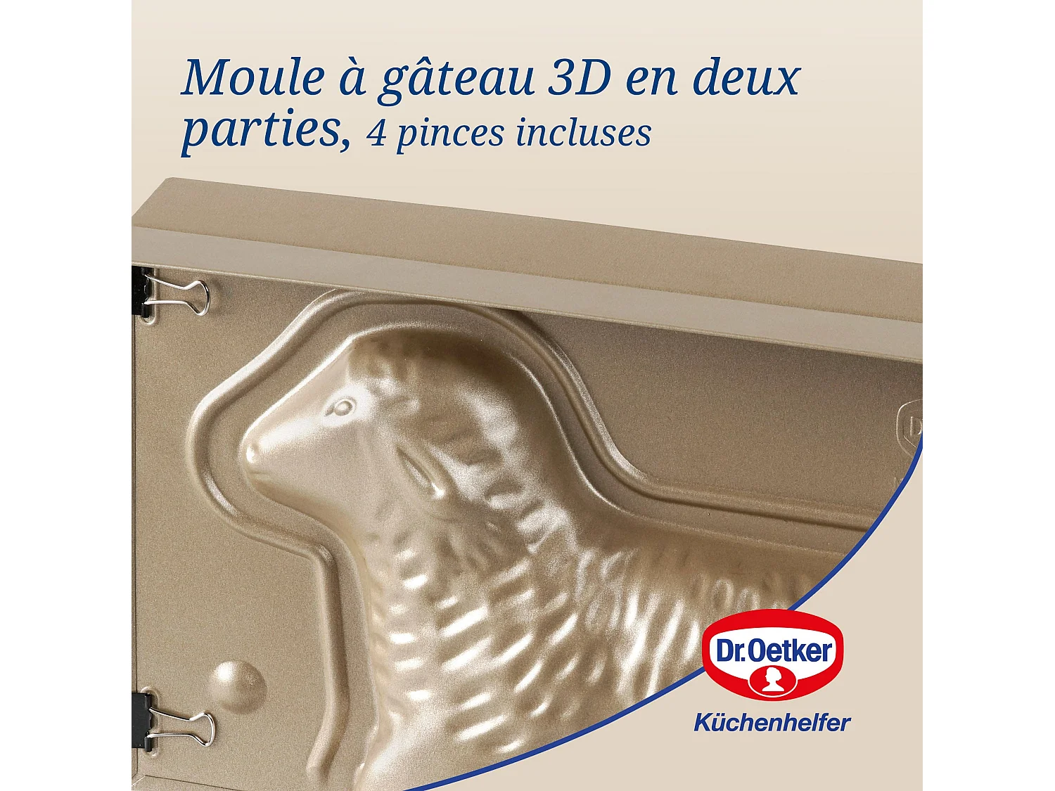 Moule à gâteaux agneau pascal Dr. Oetker Baker Edition