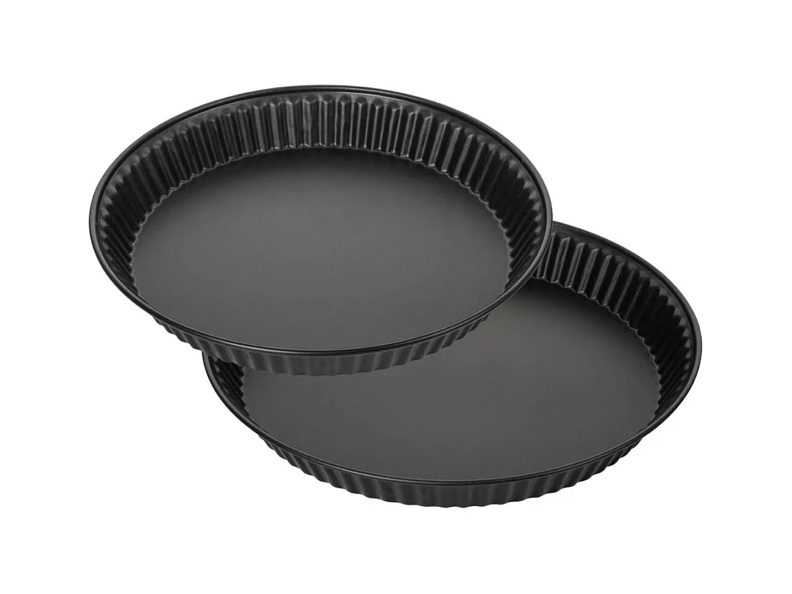 Set de 2 moules à tartes ou quiches de 28 cm et 30 cm Zenker Spécial Countries