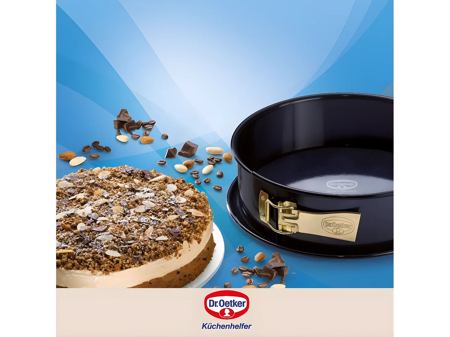 Moule à manqué à charnière avec fond à savarin 26 cm Dr Oetker Back Liebe