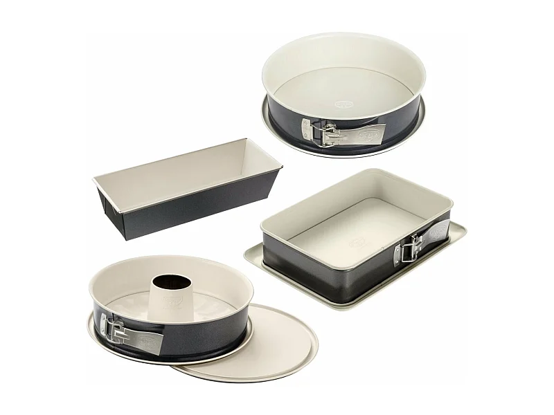 Ensemble de 4 moules à gâteaux de formes différentes de 28 à 32 cm Dr.Oetker Back-Trend