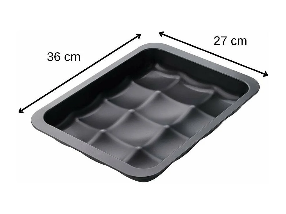 Moule 12 mini pains ou brioches 36 x 27 cm Zenker Black Metallic