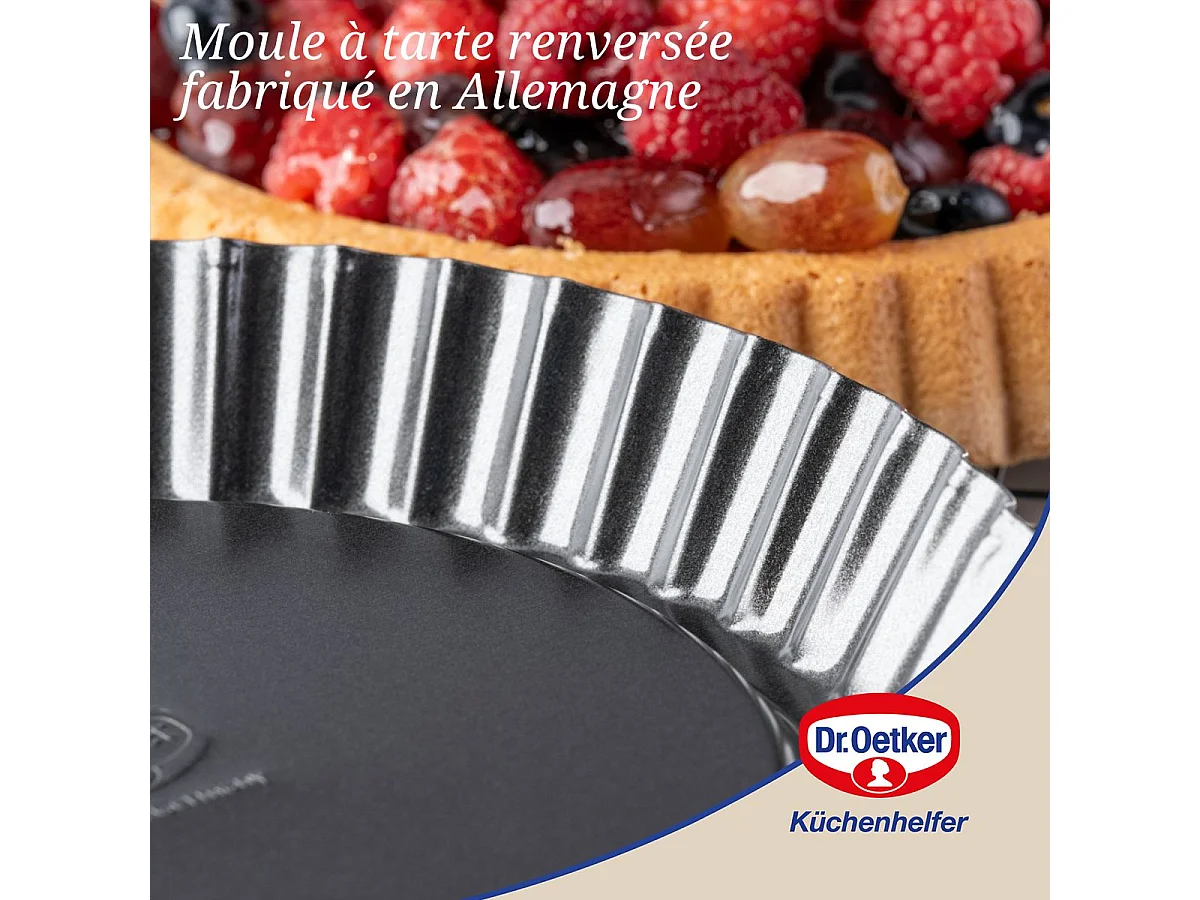 Moule à tarte renversée 22 cm Dr.Oetker Tradition