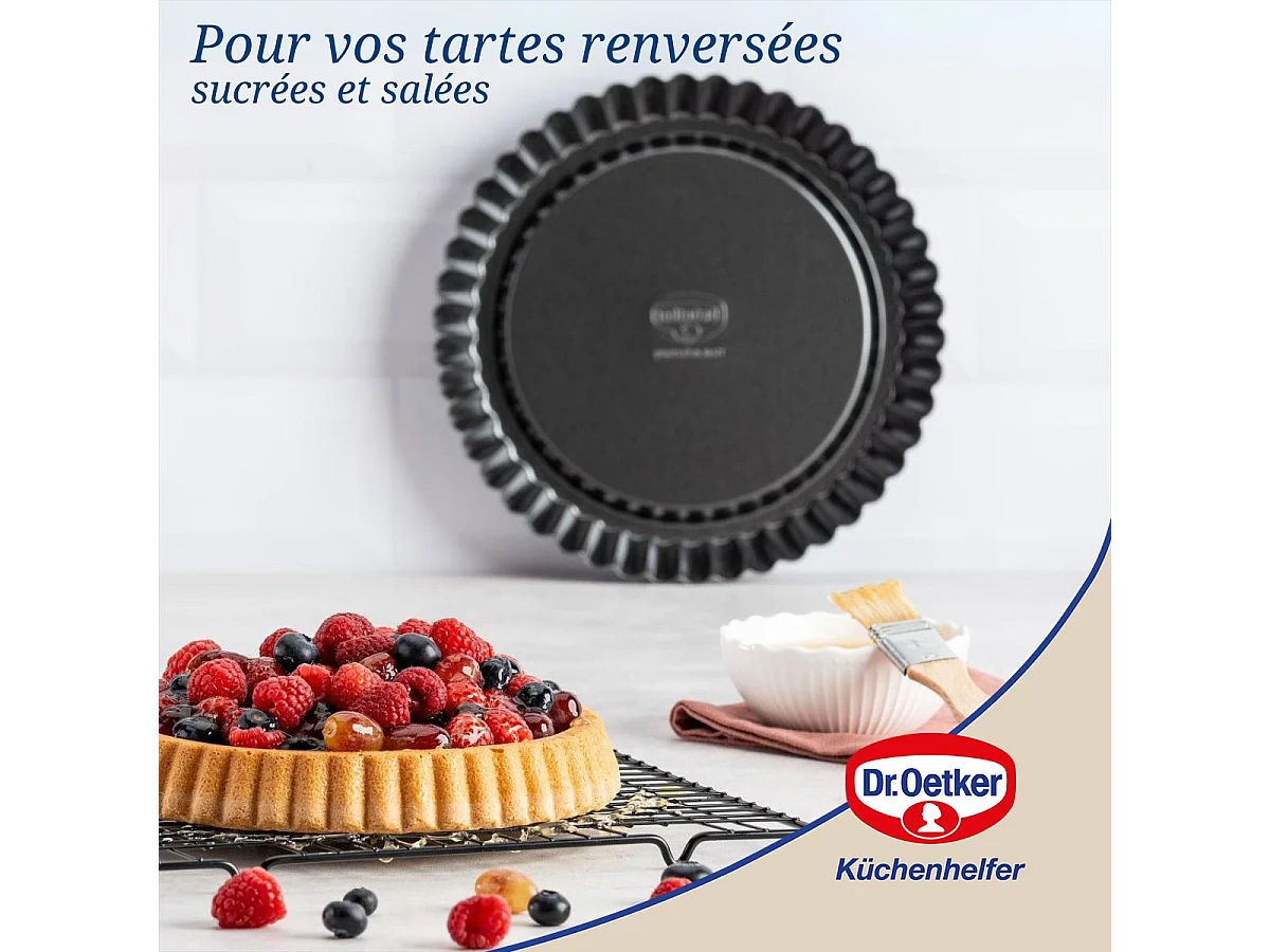 Moule à tarte renversée 22 cm Dr.Oetker Tradition