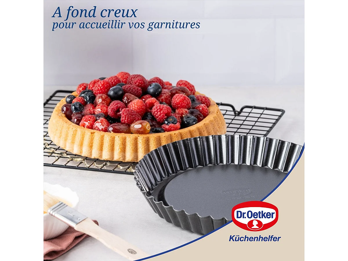 Moule à tarte renversée 22 cm Dr.Oetker Tradition